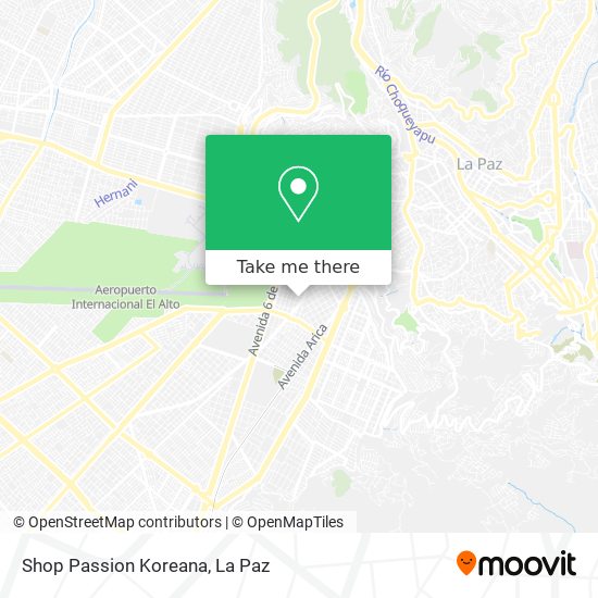 Shop Passion Koreana map