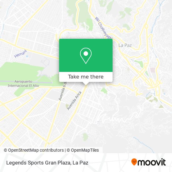 Legends Sports Gran Plaza map