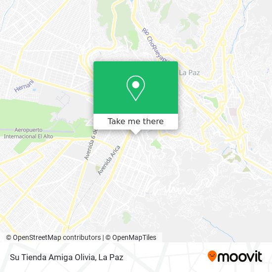 Mapa de Su Tienda Amiga Olivia