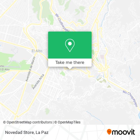 Novedad Store map