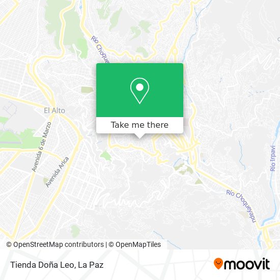 Mapa de Tienda Doña Leo