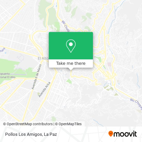 Pollos Los Amigos map