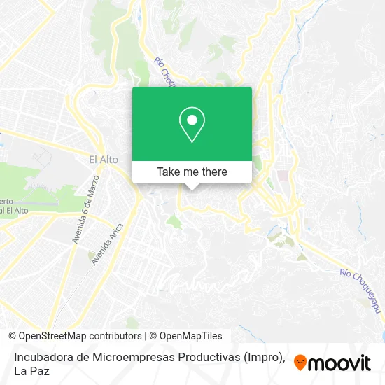 Incubadora de Microempresas Productivas (Impro) map