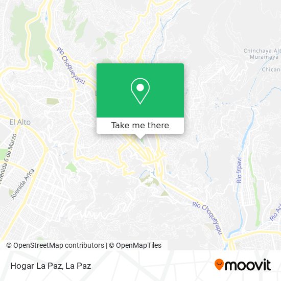 Hogar La Paz map