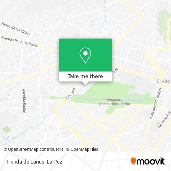 Tienda de Lanas map