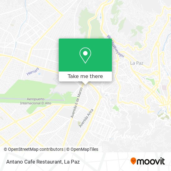Antano Cafe Restaurant map