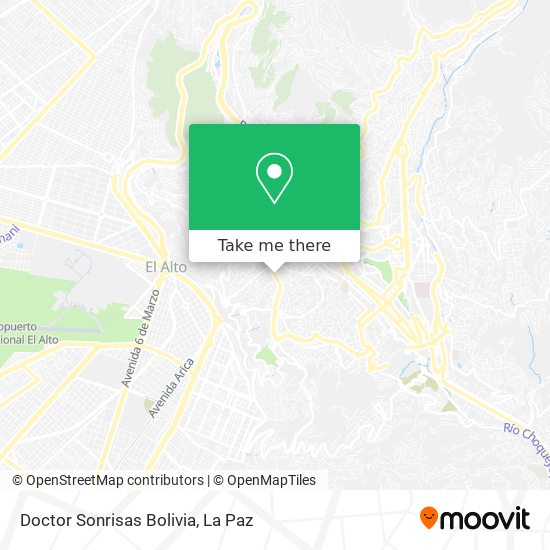 Doctor Sonrisas Bolivia map