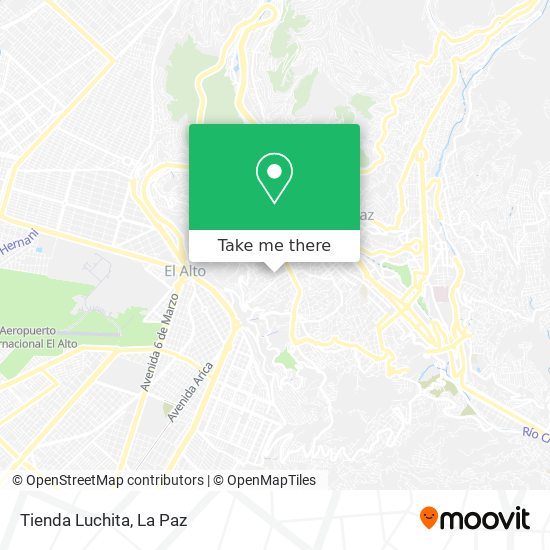 Tienda Luchita map