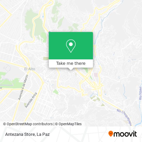Antezana Store map