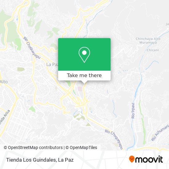 Tienda Los Guindales map