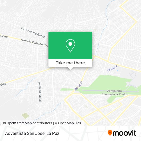 Adventista San Jose map