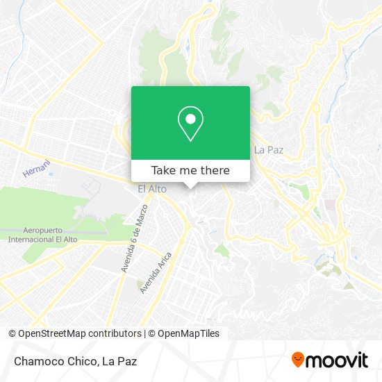 Chamoco Chico map