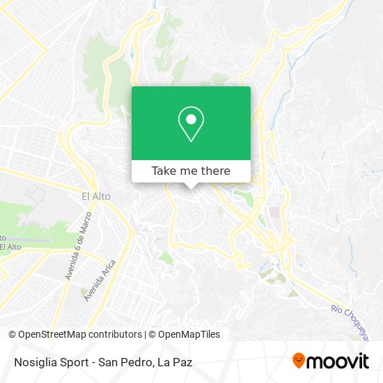 Nosiglia Sport - San Pedro map