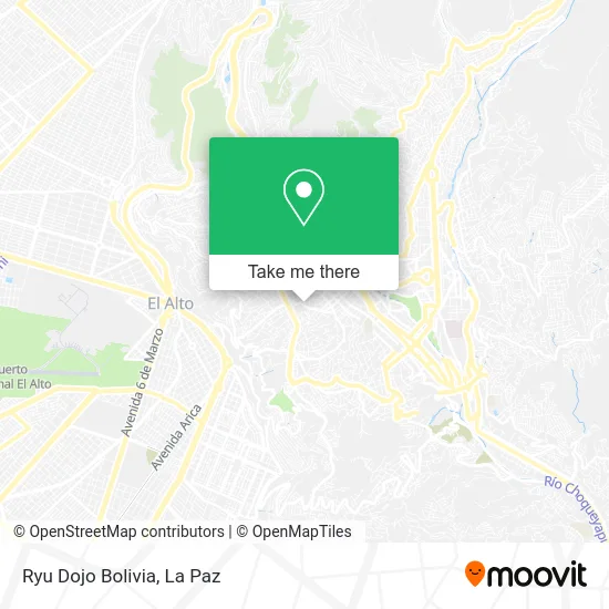 Ryu Dojo Bolivia map