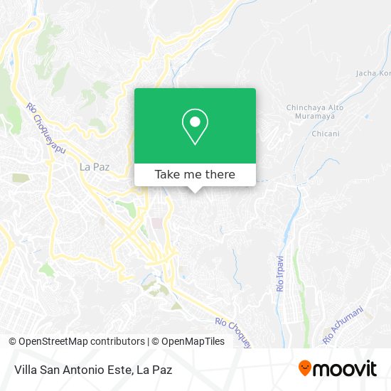 Villa San Antonio Este map