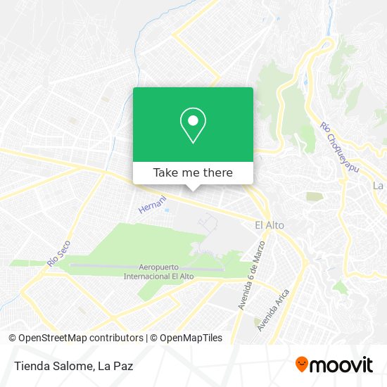 Tienda Salome map