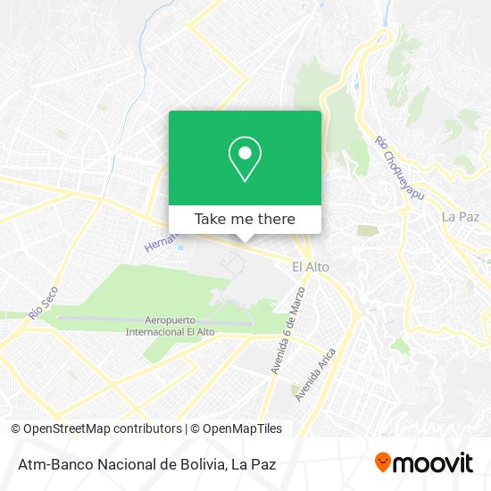 Atm-Banco Nacional de Bolivia map