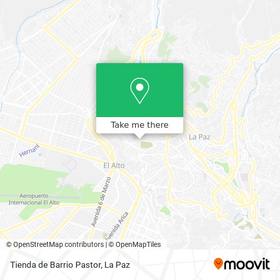 Tienda de Barrio Pastor map