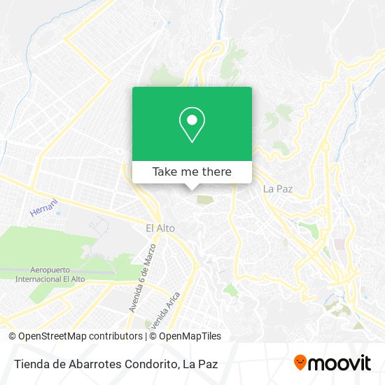 Tienda de Abarrotes Condorito map