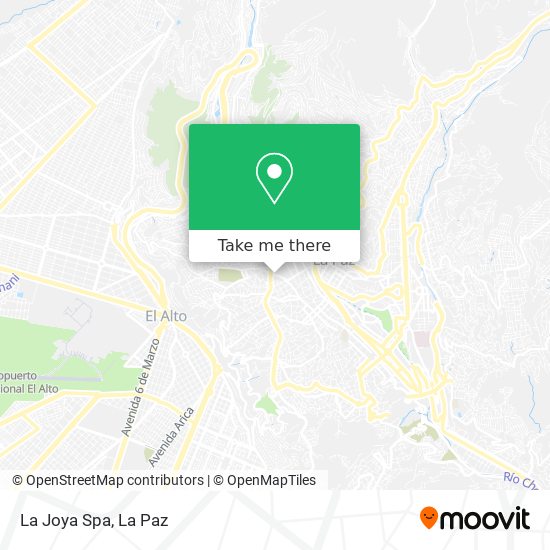 La Joya Spa map