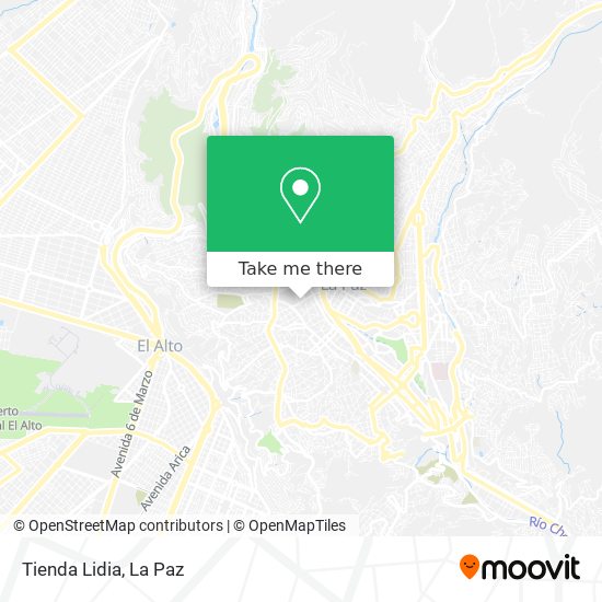 Tienda Lidia map