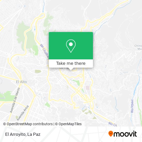 Mapa de El Arroyito