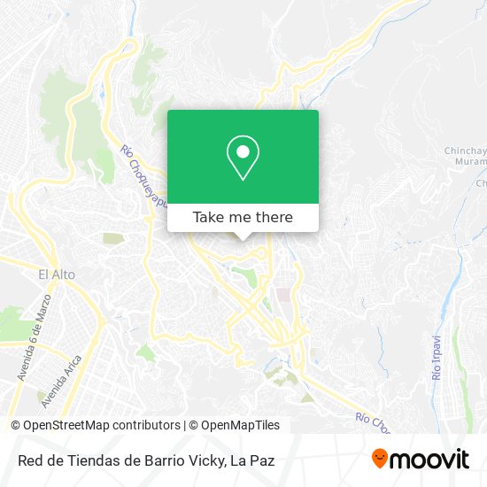 Mapa de Red de Tiendas de Barrio Vicky