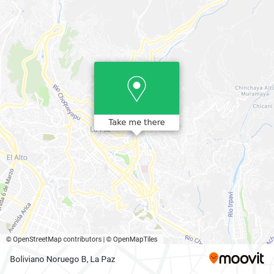 Boliviano Noruego B map
