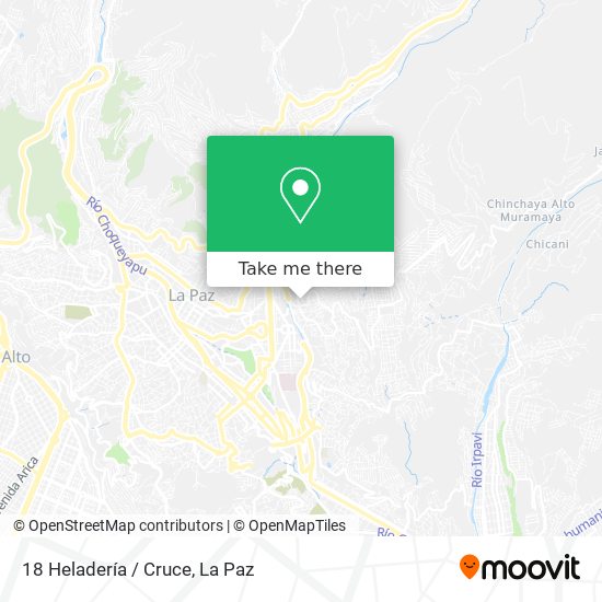 18 Heladería / Cruce map