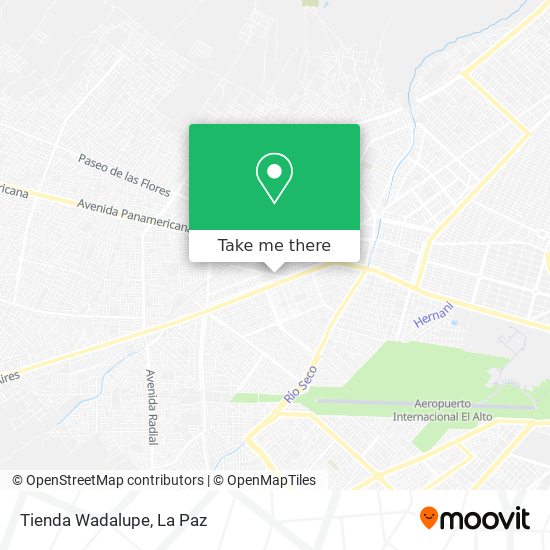 Tienda Wadalupe map
