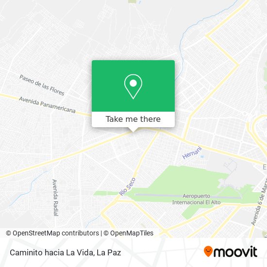 Caminito hacia La Vida map