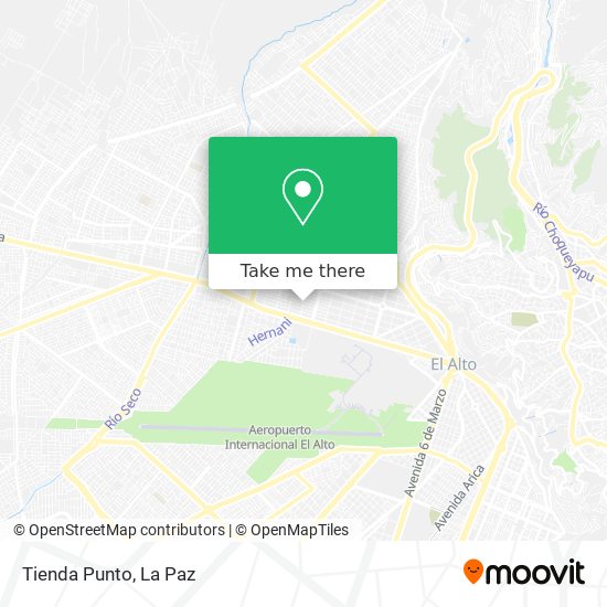 Tienda Punto map
