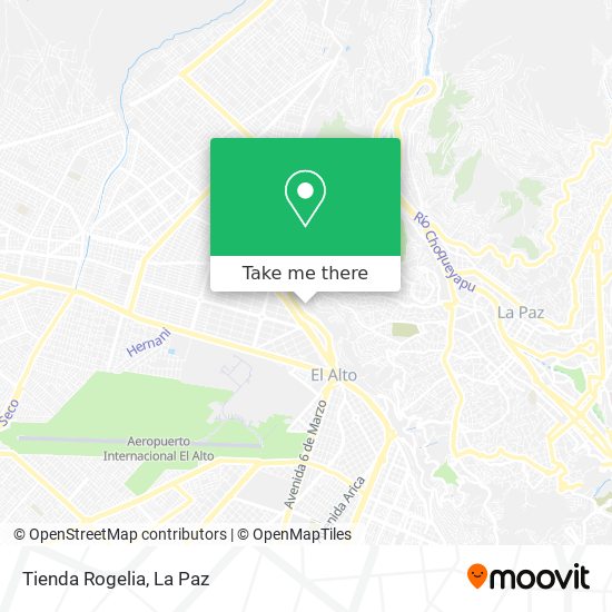 Mapa de Tienda Rogelia