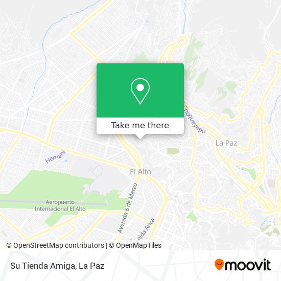 Mapa de Su Tienda Amiga