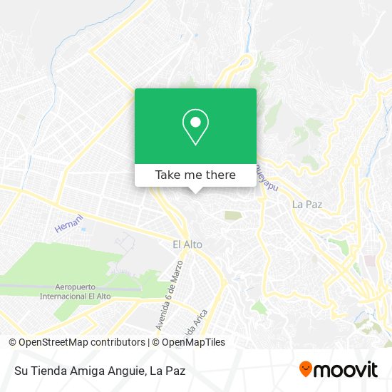 Mapa de Su Tienda Amiga Anguie