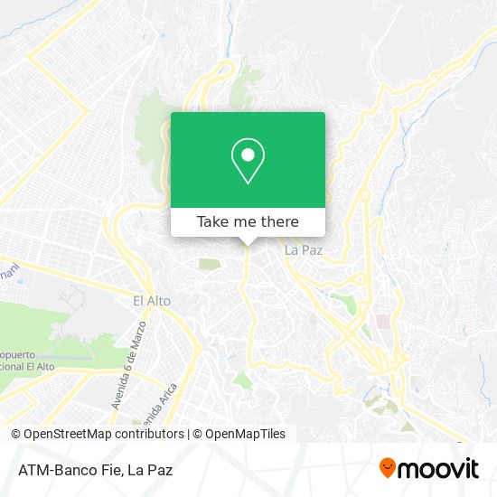 ATM-Banco Fie map