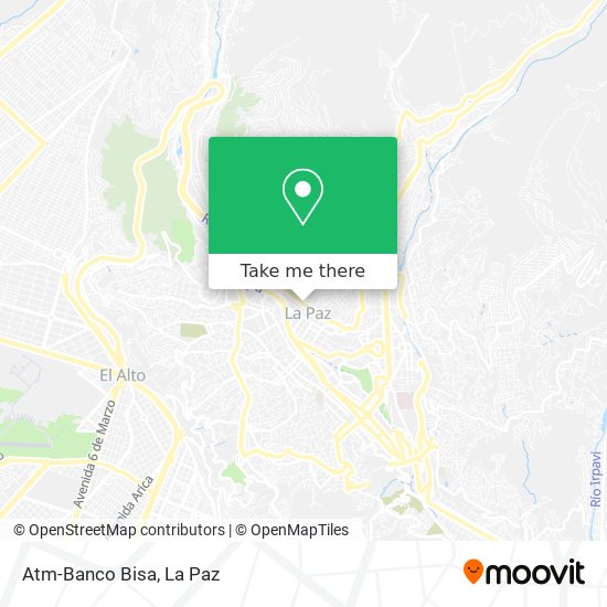 Mapa de Atm-Banco Bisa