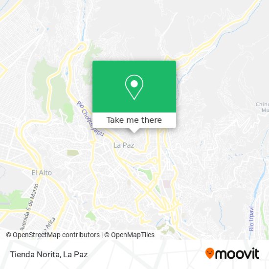 Tienda Norita map