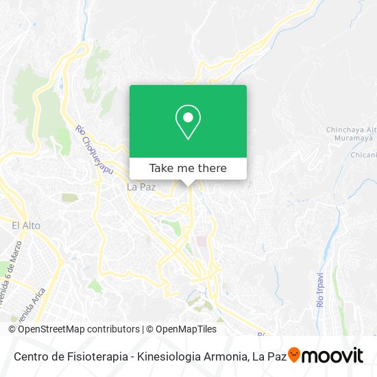 Centro de Fisioterapia - Kinesiologia Armonia map