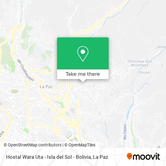 Mapa de Hostal Wara Uta - Isla del Sol - Bolivia