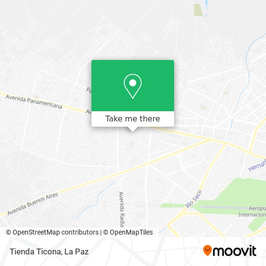 Tienda Ticona map