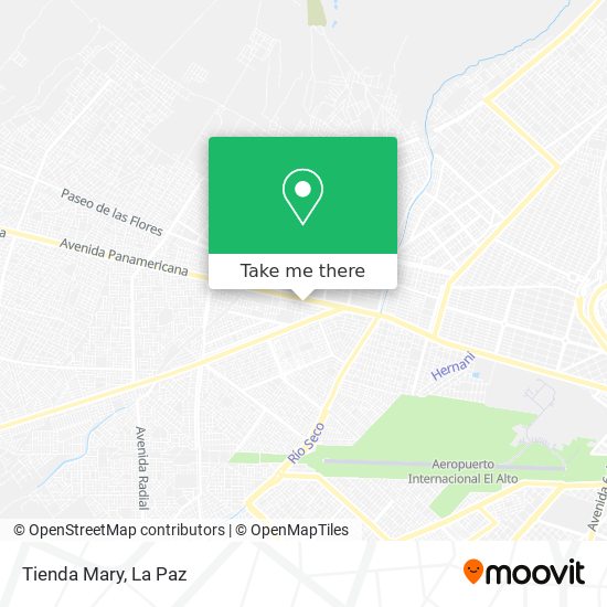 Tienda Mary map