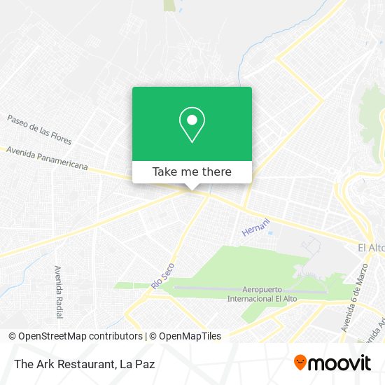 The Ark Restaurant map