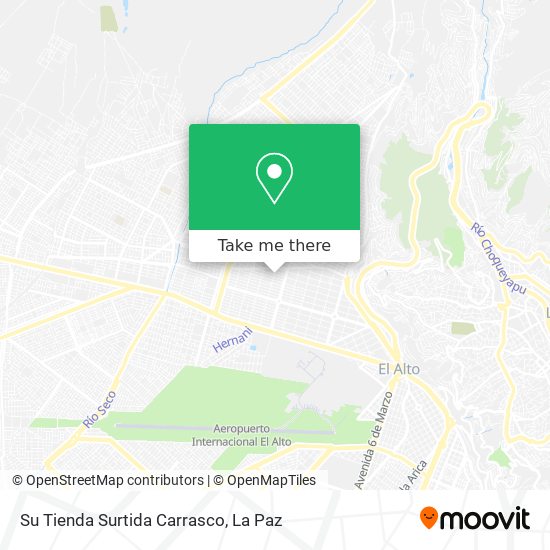 Mapa de Su Tienda Surtida Carrasco