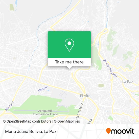 Maria Juana Bolivia map