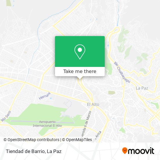 Mapa de Tiendad de Barrio