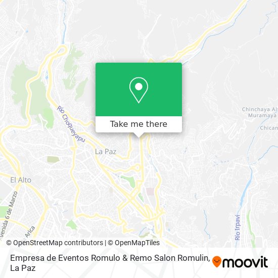 Empresa de Eventos Romulo & Remo Salon Romulin map