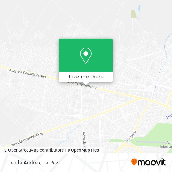 Tienda Andres map