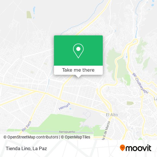 Tienda Lino map