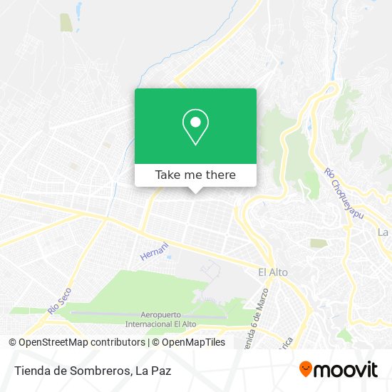 Tienda de Sombreros map